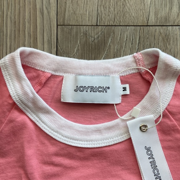Joyrich Rock Teddy Pink Crop Top - Picture 4 of 9